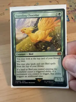 Magic: The Gathering Final Fantasy Traveling Chocobo Regular Card #210 - Image 1