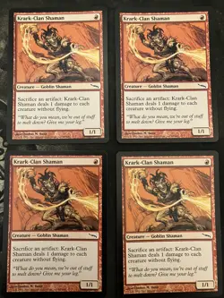 Krark-Clan Shaman Mirrodin Regular x4 / playset - Image 1