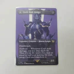 MTG Cecil, Dark Knight (Borderless) (380) | NM | Final Fantasy {FIN} - Image 1