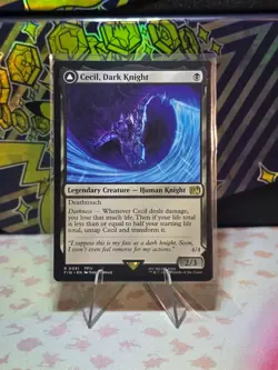 MTG Cecil, Dark Knight NON-FOIL NM 91 FINAL FANTASY Magic the Gathering - Image 1