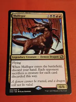 Malfegor - Iconic Masters #205/249 MTG Magic The Gathering - Unplayed Mint+ - Image 1