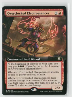 MTG Commander Modern Horizons 3 Overclocked Electromancer (Extended) x1 NM Rare - Image 1