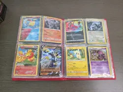 Pokemon Card Bulk Lot ~7lb Pokemon Cards TCG - Binder has Damaged-MP Holos - Image 4