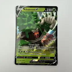 Rillaboom V017/192 Rebel Clash Full Art Holo Card Pokemon TCG NM - Image 1