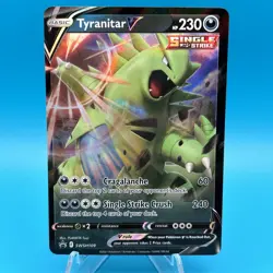 Pokemon TCG Tyranitar V Sword & Shield - Battle Styles SWSH109 Promo Promo - Image 1