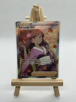 Pokemon TCG Furisode Girl Full Art Silver Tempest Holo Ultra Rare Card 190/195 - Image 1