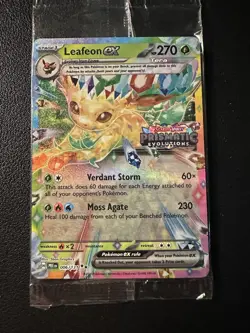 Pokemon TCG - Leafeon ex - (Prismatic Evolutions Stamp) 006/131 Holo SEALED - Image 1
