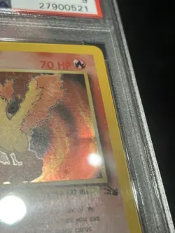 1999 Pokemon Fossil 1st Edition #12 Moltres - Holo PSA 9 - Image 3