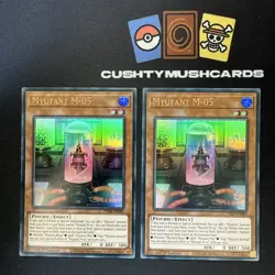 YUGIOH MYUTANT M-05 ULTRA RARE PHRA-EN084 1ST EDITION X2 - Image 1