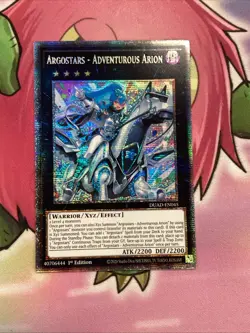 YUGIOH ARGOSTARS - ADVENTURIOUS ARION STARLIGHT RARE DUAD-EN045 - Image 1