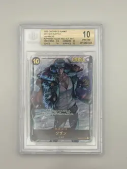 Kuzan Sec Alt Art OP02-121 Decisive Battle 2022 One Piece Summit JPN BGS10 Prist - Image 1