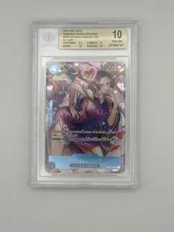 Boa Hancock SR OP01-078 Romance Dawn 2022 One Piece JPN BGS10 Pristine - Image 1