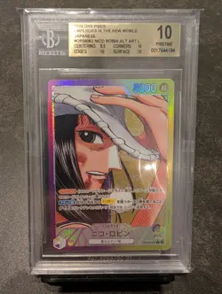Beckett BGS 10 Nico Robin - One Piece OP09-062 Leader Alt Art Japan - Image 2