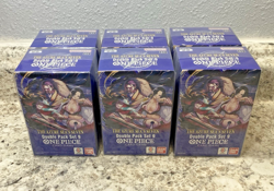 ONE PIECE TCG OP-14 The Azure Sea’s Seven-DP-09-Double Pack Set LOT OF 6 Ships💨 - Image 1
