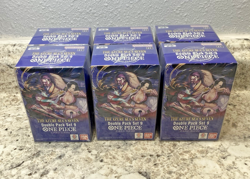 ONE PIECE TCG OP-14 The Azure Sea’s Seven-DP-09-Double Pack Set LOT OF 6 Ships💨 - Image 2