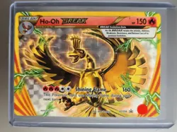 Pokemon Ho-Oh Break Holo Black Star Promo Card XY154 - Image 1