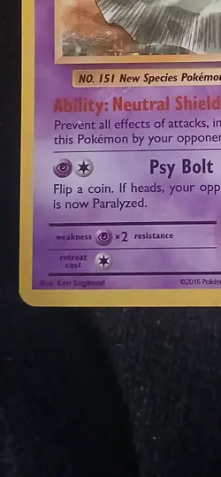 Mew 53/108 XY - Evolutions Holo Rare Pokemon Card | NM Never Played - Image 4