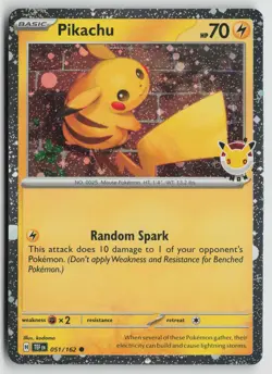 Pikachu (Pokemon Day 2026) Common Miscellaneous Cards & Products 051/162 - Image 1