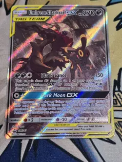 Umbreon & Darkrai GX SM241 Sm Holo - Slight Damage On Back Of Card - Image 1