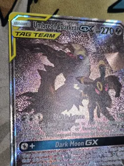 Umbreon & Darkrai GX SM241 Sm Holo - Slight Damage On Back Of Card - Image 2