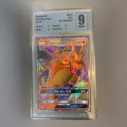 Charizard GX SM211 Black Star Promo Holo Pokemon Card - Gem Mint psa platinum 9 - Image 1