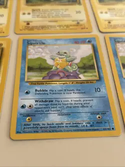 Vintage Pokemon Pikachu & Squirtle Lot Base Set Jungle 1999 Near Mint (30 Cards) - Image 3