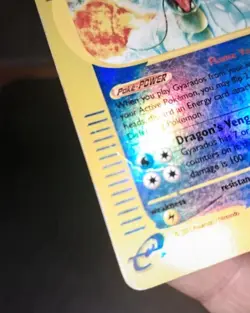 Pokemon Card-Gyarados-11/144-Reverse Holo-Skyridge-ENG- Played - Image 3