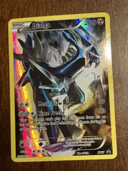 Pokemon TCG Dialga XY77 Black Star Promo Holo Foil Card LP - Image 1