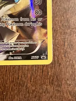 Pokemon TCG Dialga XY77 Black Star Promo Holo Foil Card LP - Image 4