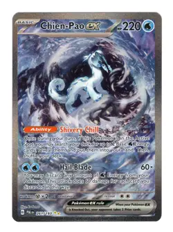 Chien-Pao ex 261/193 Sv02: Paldea Evolved Holo Pokemon Card NM - Image 1