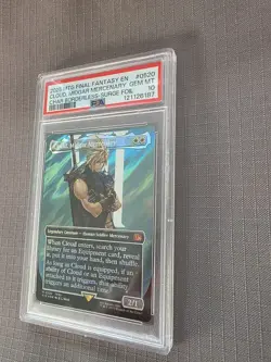 Cloud, Midgar Mercenary (Borderless) (Surge Foil) Final Fantasy Foil 520 PSA 10 - Image 3