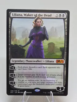 Liliana, Waker of the Dead X1 M21 MTG Core Set 2021 B1 - Image 1