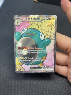 Ionos Bellibolt Ex Black Star Promo 194 Pokemon Journey Together Full Art - Image 3