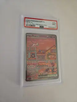 Pokemon TCG Mew EX 053 Scarlet & Violet Promo Holo PSA 9 - Image 1