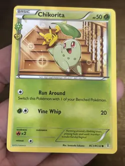 Pokemon TCG Chikorita XY Generations Radiant Collection RC1/RC32 - Image 3