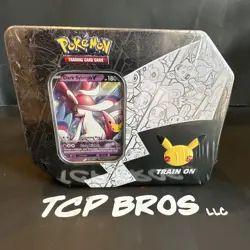 Pokemon 25th Anniversary Celebrations Tin Set: Lance's Charizard & Dark Sylveon - Image 2