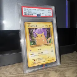 2016 Pokemon Japanese Pikachu 20th Anniversary 1st Edition #033 PSA 9 - Image 1