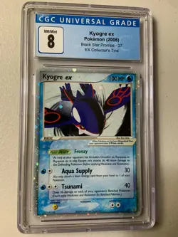 Kyogre EX Promo 037 CGC 8 NM / Mint Pokemon TCG - Image 2