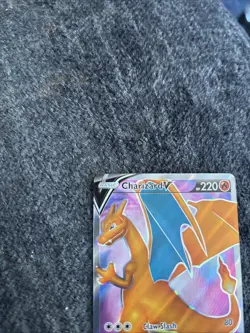 Pokemon TCG Charizard v SWSH050 Black Star Promos Holo LP - Image 5