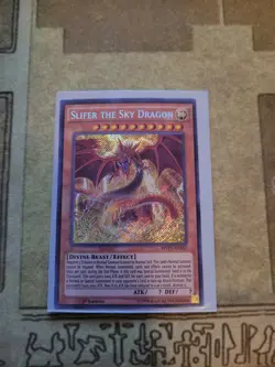 YUGIOH SLIFER THE SKY DRAGON MVP1-ENS57 SECRET 1ST ED NM ALT ART - Image 1