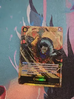 Crocodile Alternate Art Foil OP14-120 The Azure Sea's Seven One Piece - Image 1