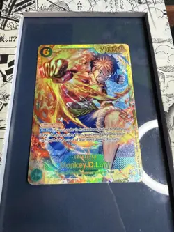 OP13-118 Monkey D. Luffy SEC One Piece TCG Carrying On His Will - Image 3