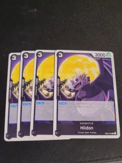 4x Hildon EB02-046 English C Extra Booster: Anime 25th Collection One Piece Card - Image 1