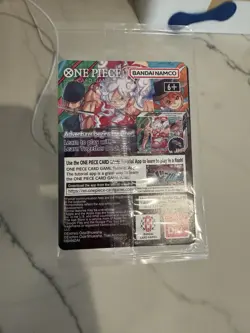 One Piece CCG Monkey.D.Luffy US College Rutgers Basketball Game Card SEALED - Image 2