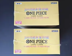 One Piece OP07 Booster Boxes x2 500 Years in the Future - SEALED - 1 Day Ship - Image 3