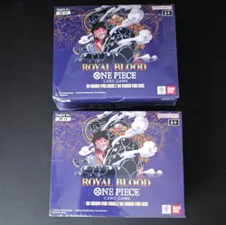 One Piece OP10 Booster Boxes x2 - Royal Blood, English - Sealed (1 corner dmg⬇) - Image 1