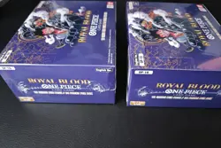 One Piece OP10 Booster Boxes x2 - Royal Blood, English - Sealed (1 corner dmg⬇) - Image 3