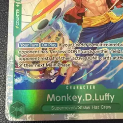 Monkey.D.Luffy PRB02-005 - One Piece TCG - SR Foil Near-Mint English - Image 5