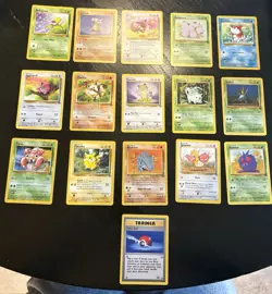Pokemon Jungle Collection 41/48 Non-Holo Cards Vintage 1999 Near Complete Lot - Image 3