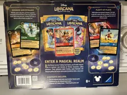 Disney Lorcana Trading Card Game 2 Decks 4 Booster Packs 1 Promo Card Sealed - Image 2